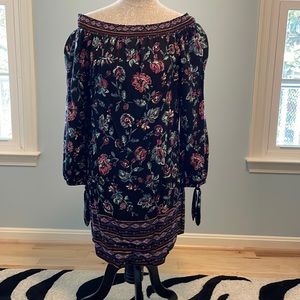 Off the shoulder shift dress